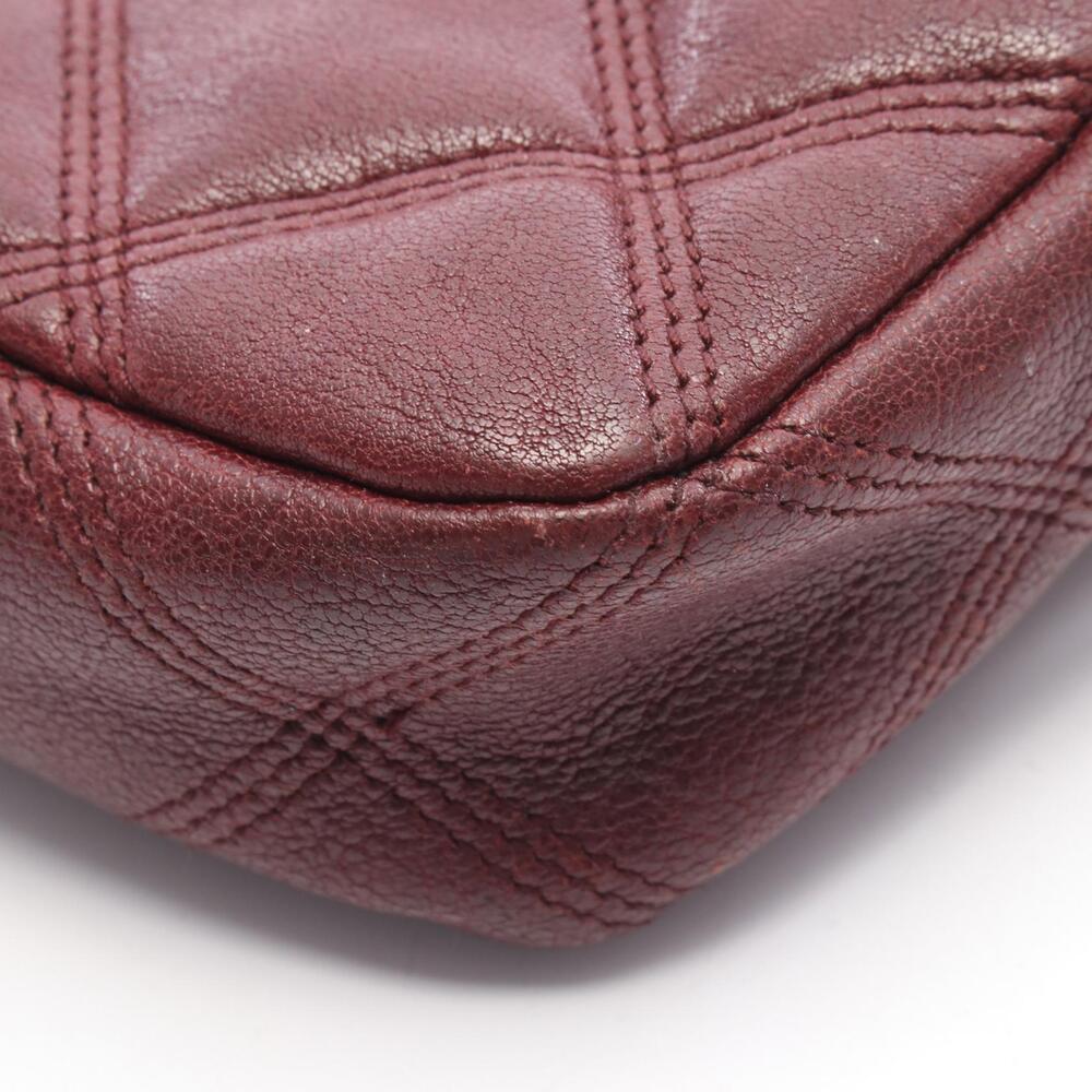 Saint Laurent Paris BECKY shoulder bag leather burgundy - Picture 6 of 8